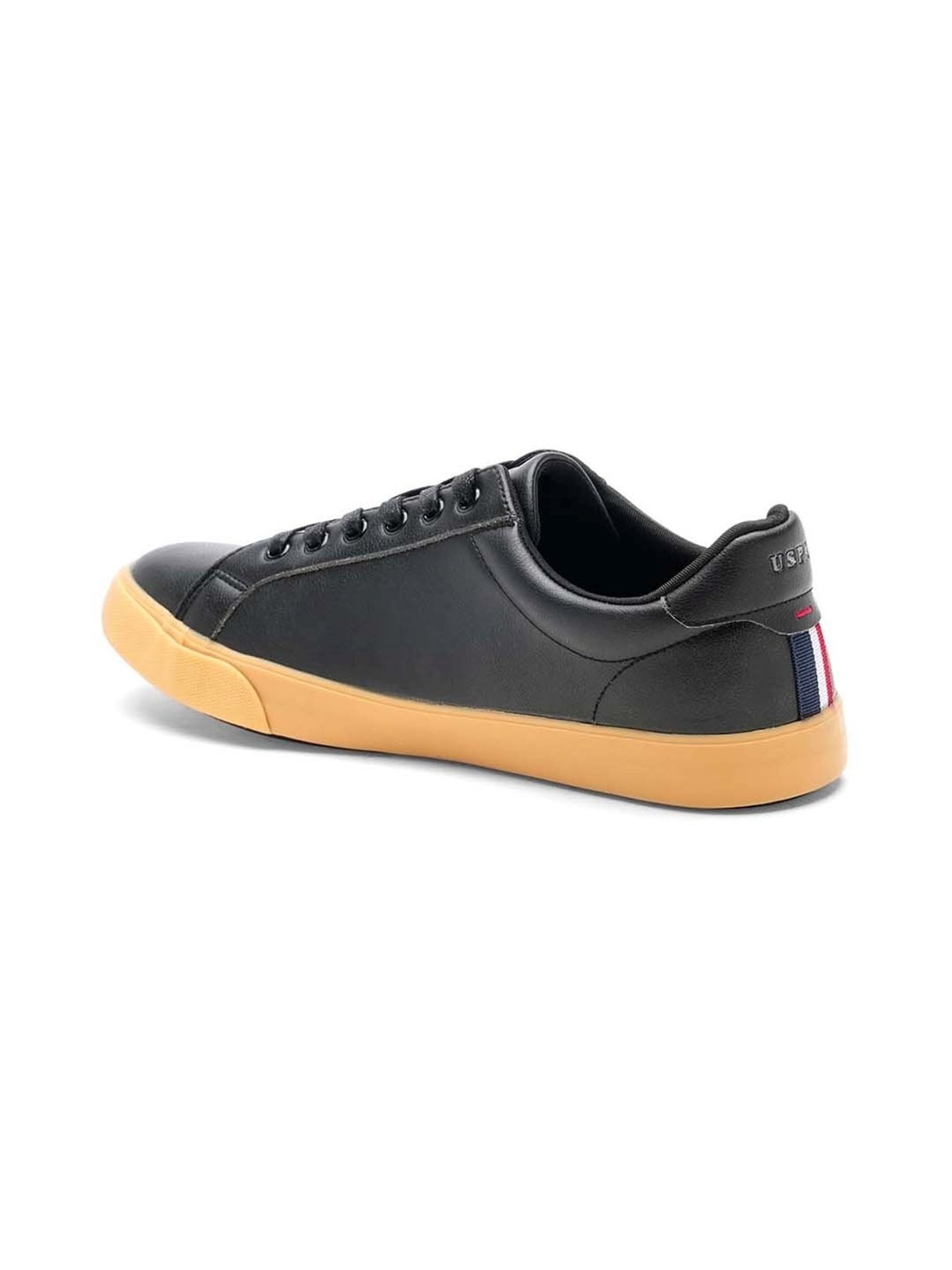 U.S. Polo Assn. Men's ARYN Black Casual Sneakers