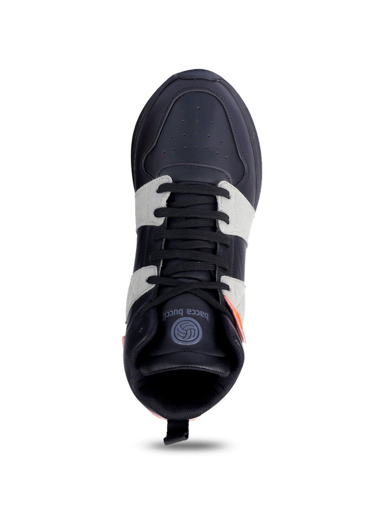 Bacca Bucci Men's UNICORN Black Ankle High Sneakers