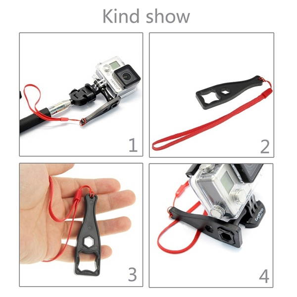 PULUZ PU122B Universal Camera Screw Rod Screw Cap Spanner Wrench Tool for Gopro Yi