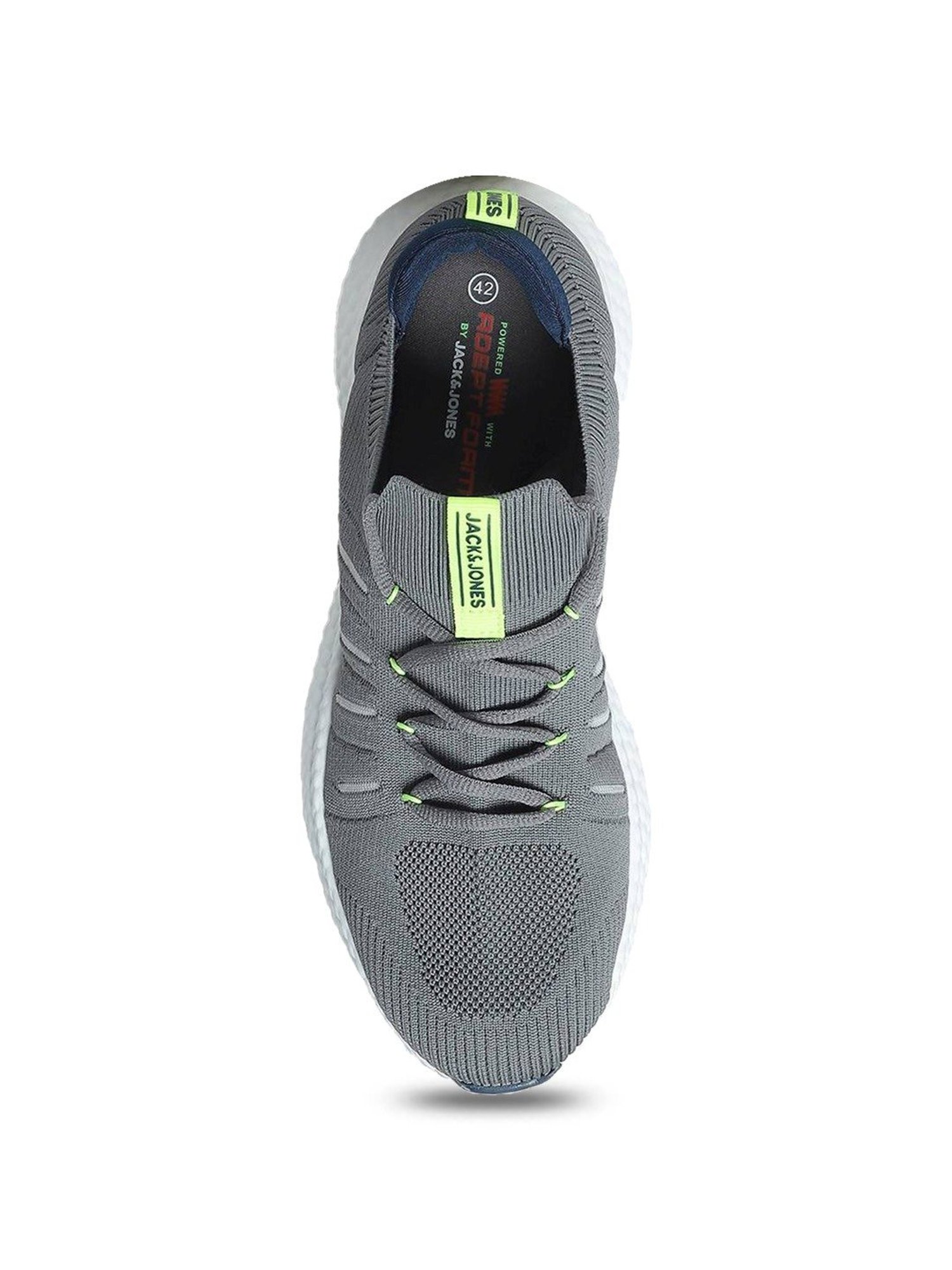 Jack & Jones Men's JFW222 RHODES Grey Casual Sneakers