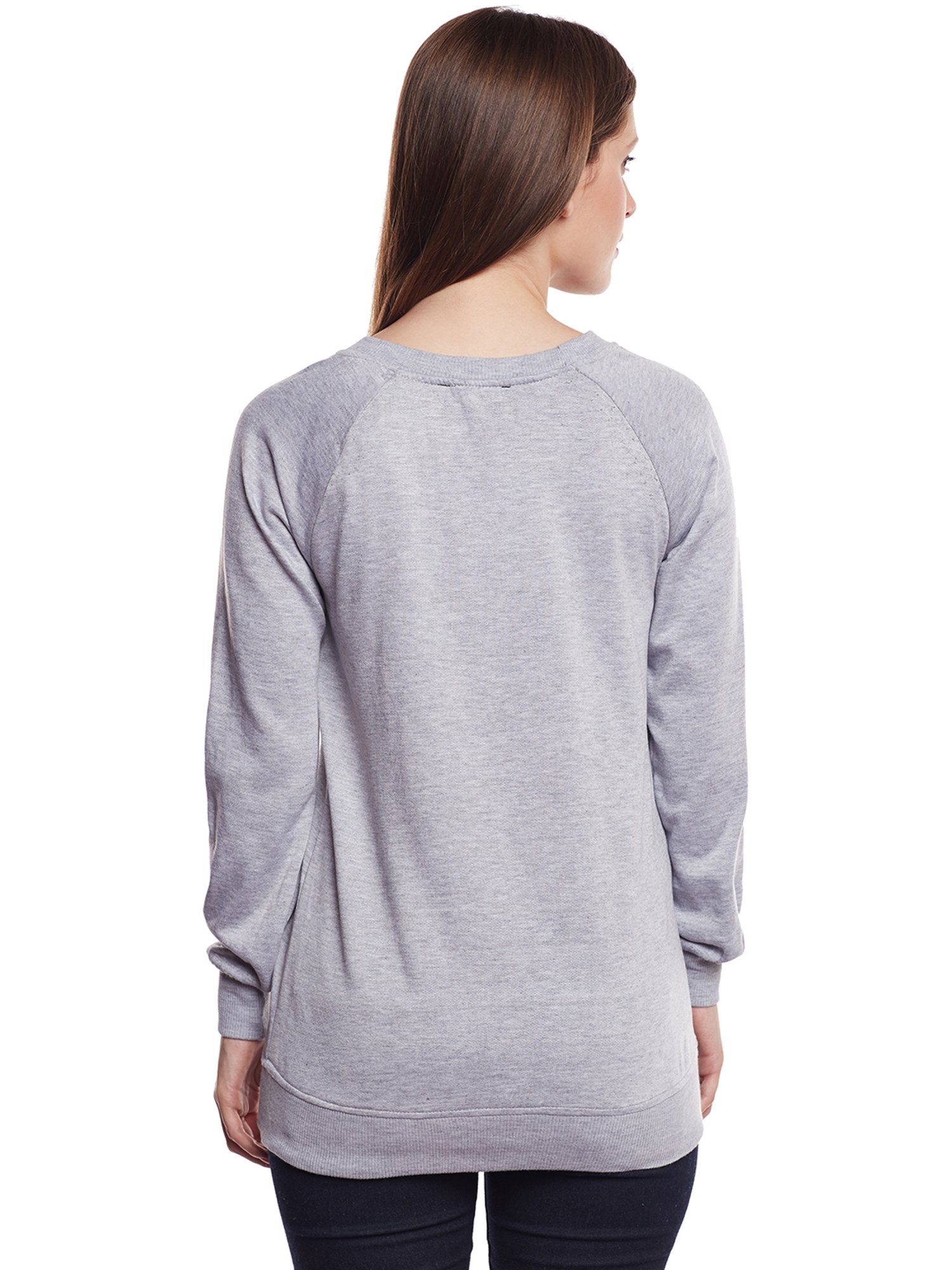 Belle Fille Grey Embellished Sweatshirt