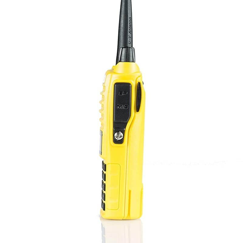 UV82HP Yellow High Power Dual Band Radio 136174mhz VHF 400520mhz UHF Amateur Ham Portable TwoWay