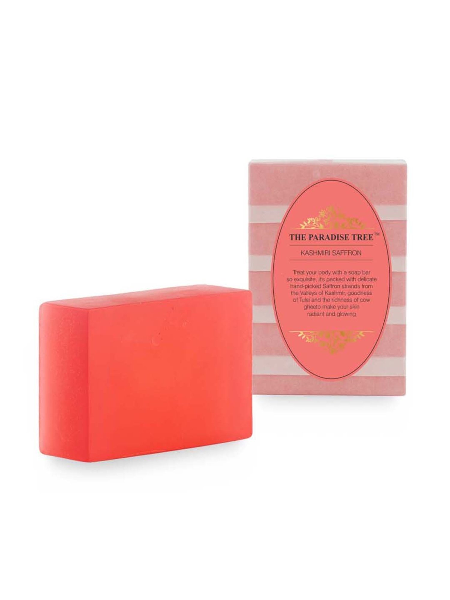 The Paradise Tree's Kashmiri Saffron Luxury Soap - 100 gm
