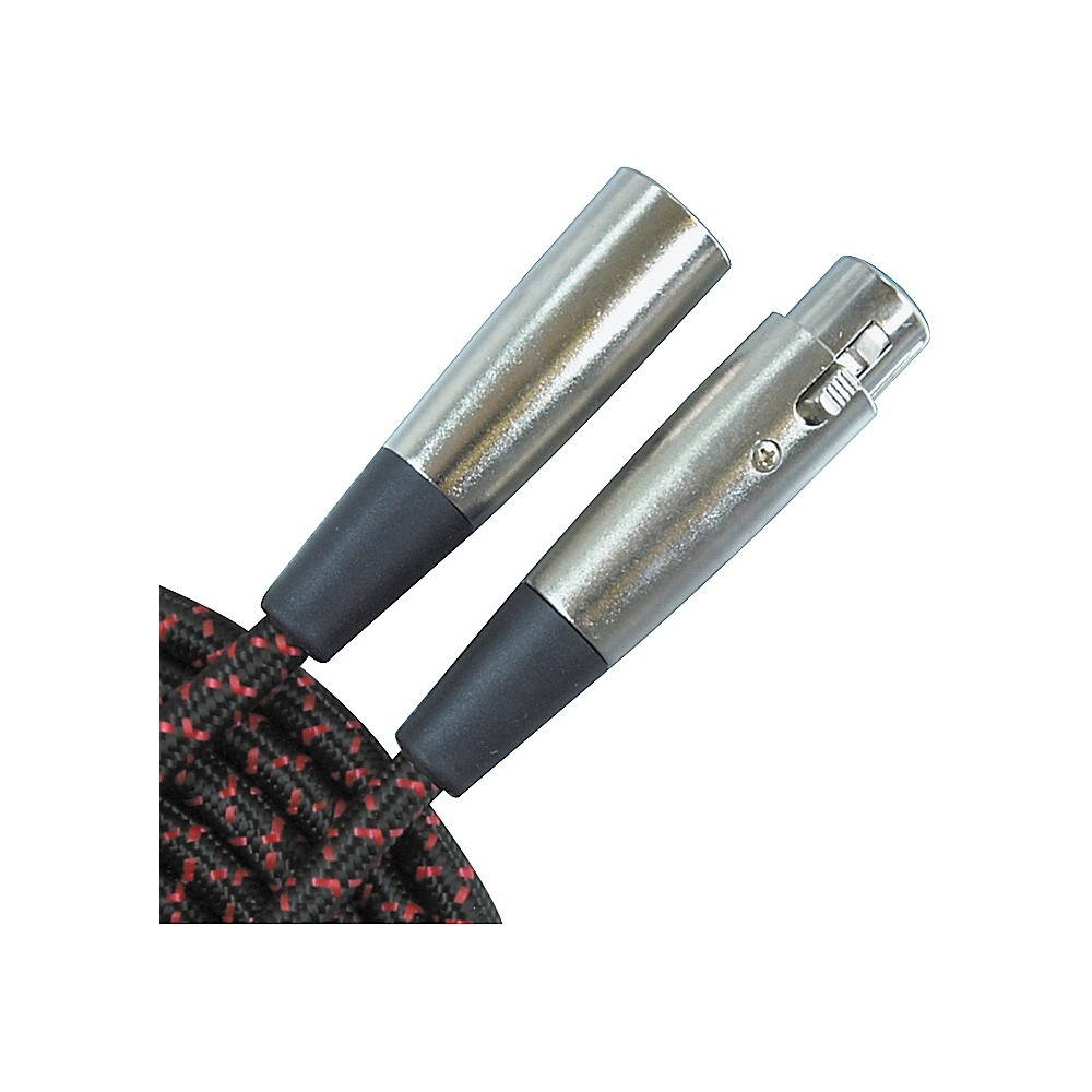 Musician's Gear Tweed Lo-Z Woven XLR Mic Cable Gray 20 ft.