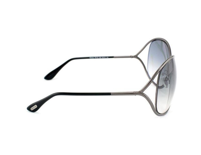 Tom Ford Miranda FT0130 08B Womens Round Sunglasses Gunmetal 63mm