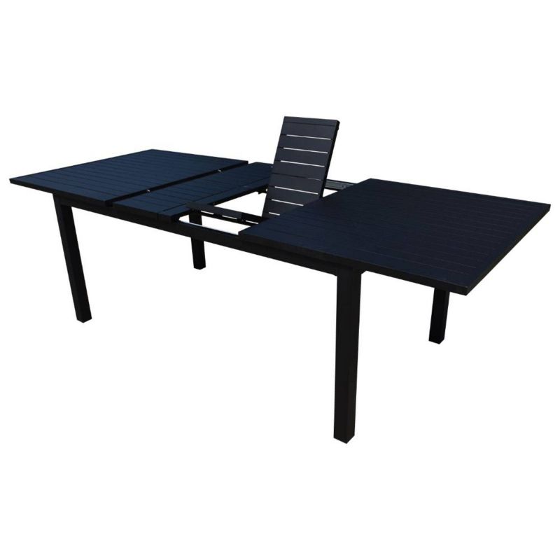 Circi 5pc Outdoor Dining Set - Black and Charcoal - CosmoLiving by Cosmoplitan