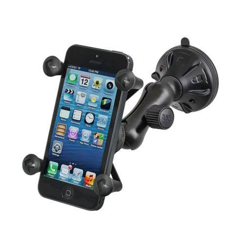 RAM Mounts Twist Lock Suction Cup Mount with Universal X-Grip (Black)