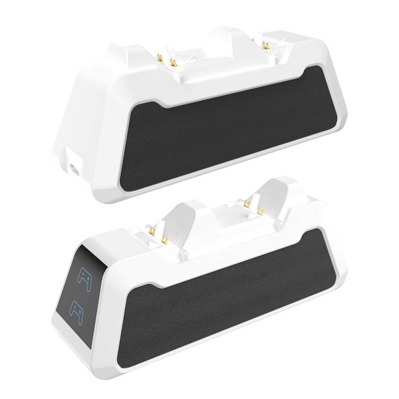 Dual Controller LED Charger Dock Station USB Fast Charging Stand For PS5 PlayStation5