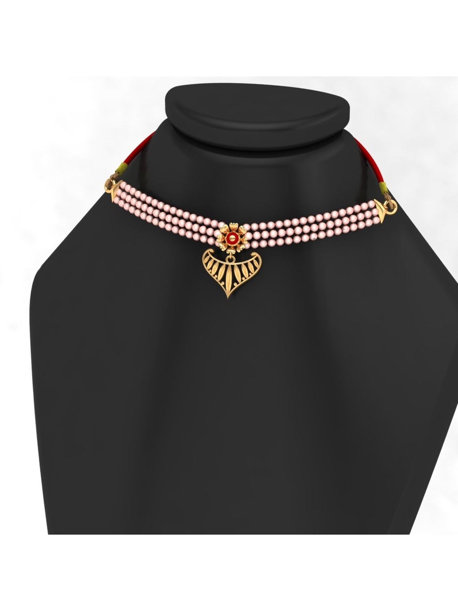 P.C. Chandra Jewellers 22k Yellow Gold Design Necklace
