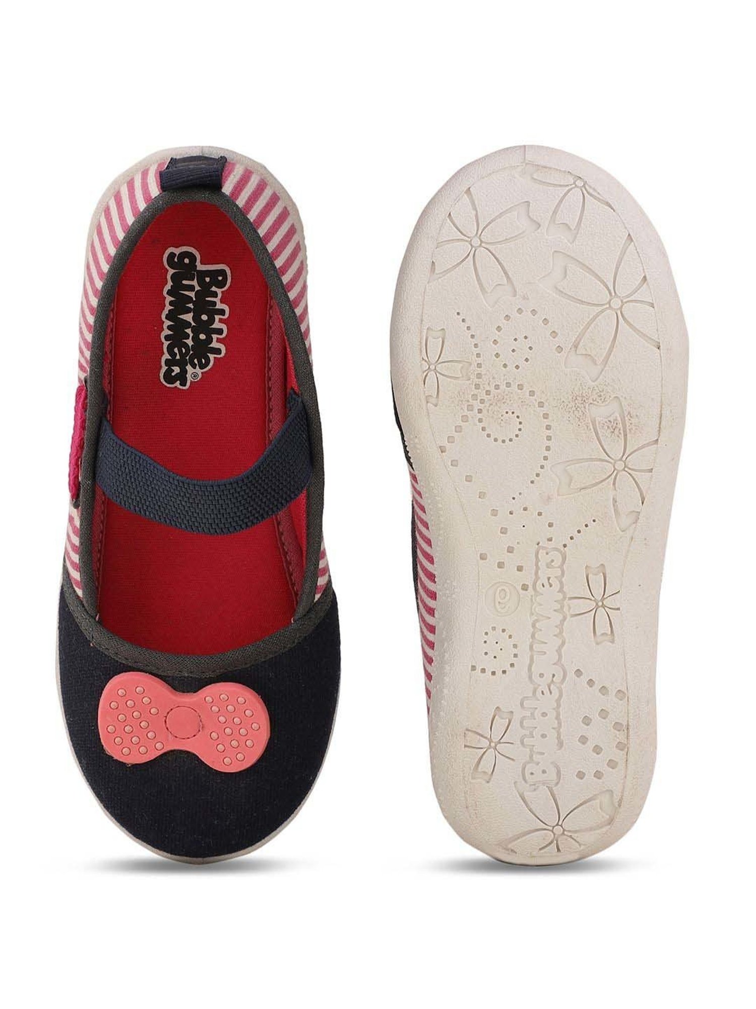 Bubblegummers by Bata Kids Black & Pink Mary Jane Shoes
