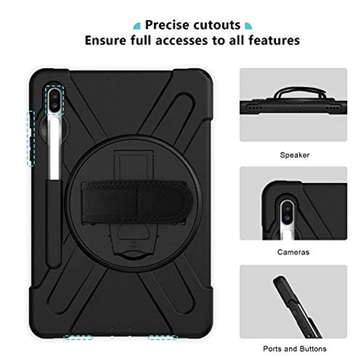 ProCase Galaxy Tab S6 10.5&rdquo; 2019 Case with S Pen Holder (Model SM-T860/T865/T867) Bundle with ProCase Galaxy Tab S6 10.5 Case 2019 with S Pen Holder (Model SM-T860/T865/T867)