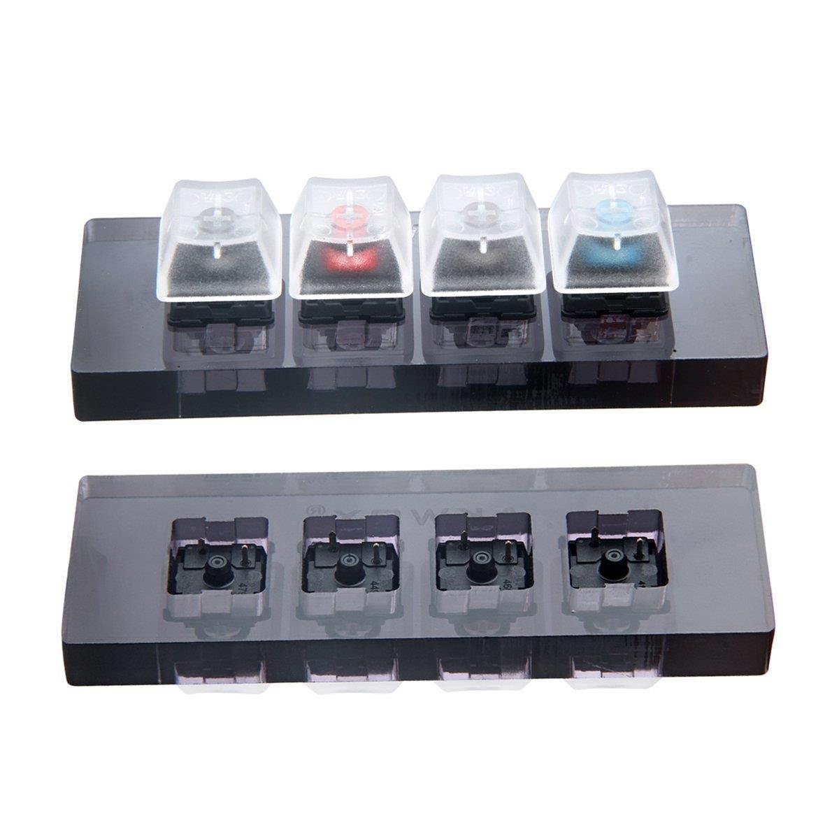 AKWOX Mechanical Keyboards Switch Tester, keycap Puller, Keyboard Keycap, Cherry MX Switch, O-Ring Sampler Tester Kit