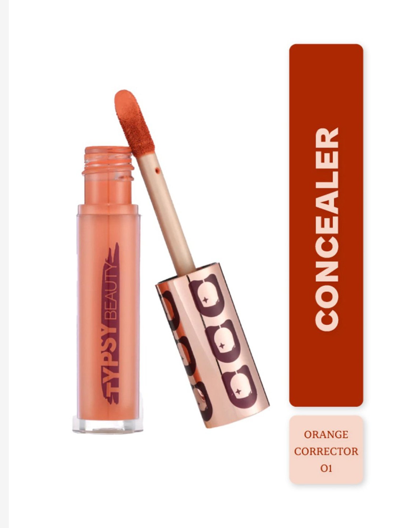 Typsy Beauty Hangover Proof Full Coverage Concealer Orange Corrector 01 - 5.8 gm