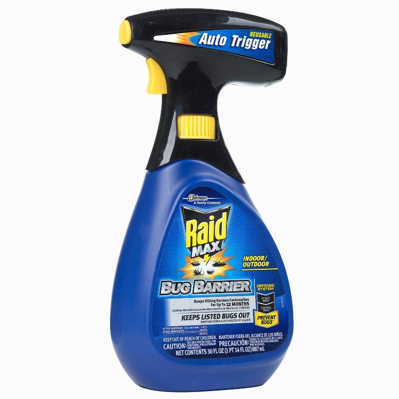 Raid Max Indoor/Outdoor Bug Barrier - 30 fl oz