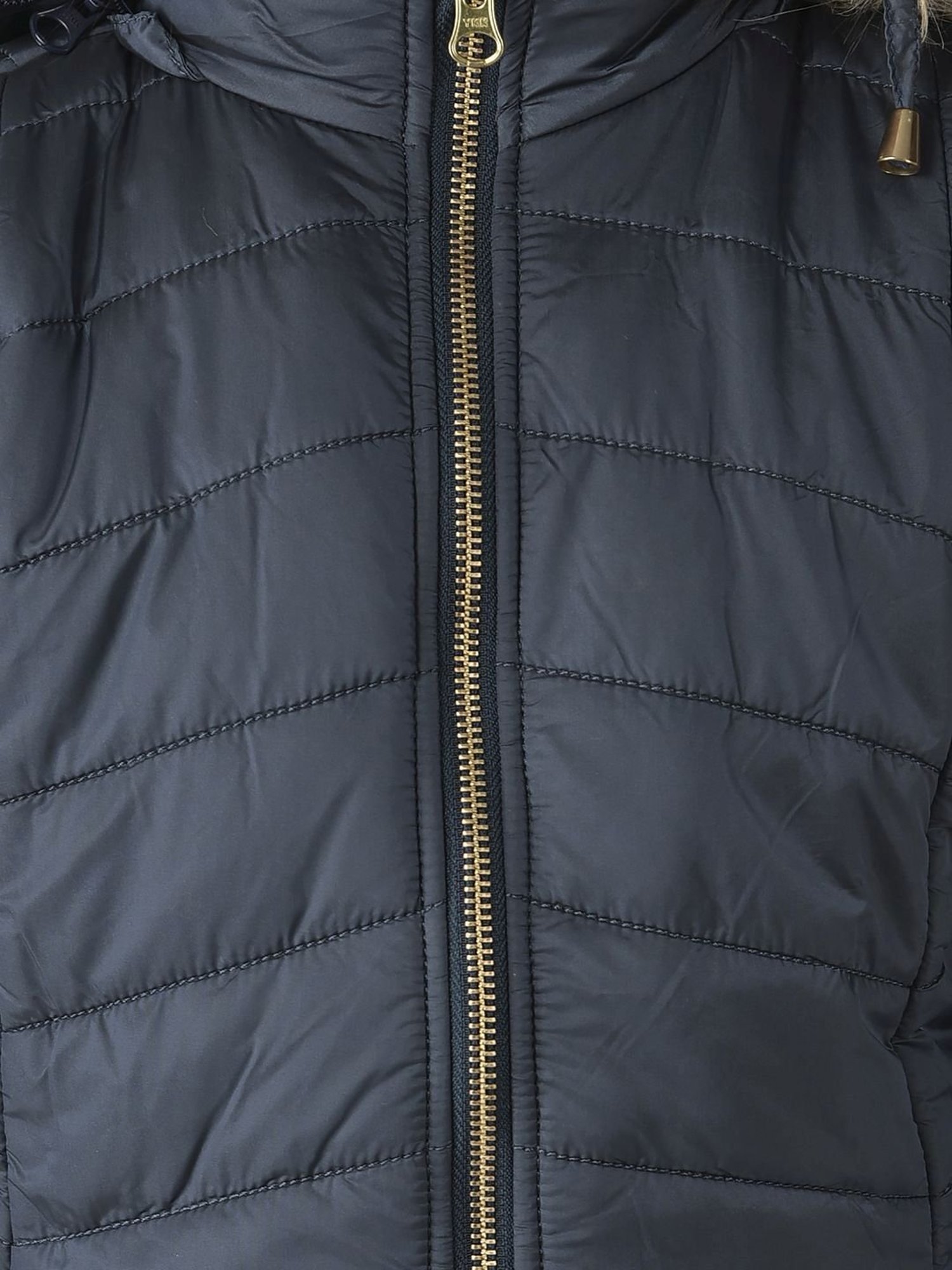 Elle Kids Black Self Pattern Jacket