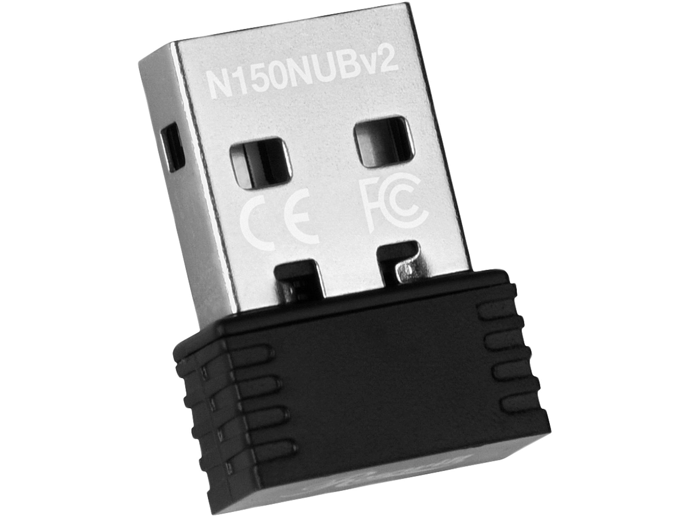 Rosewill N150 Wireless Nano USB Wi-Fi Adapter, 150 Mbps Data Rates, USB 2.0, Raspberry Pi / Pi 2 Compatible