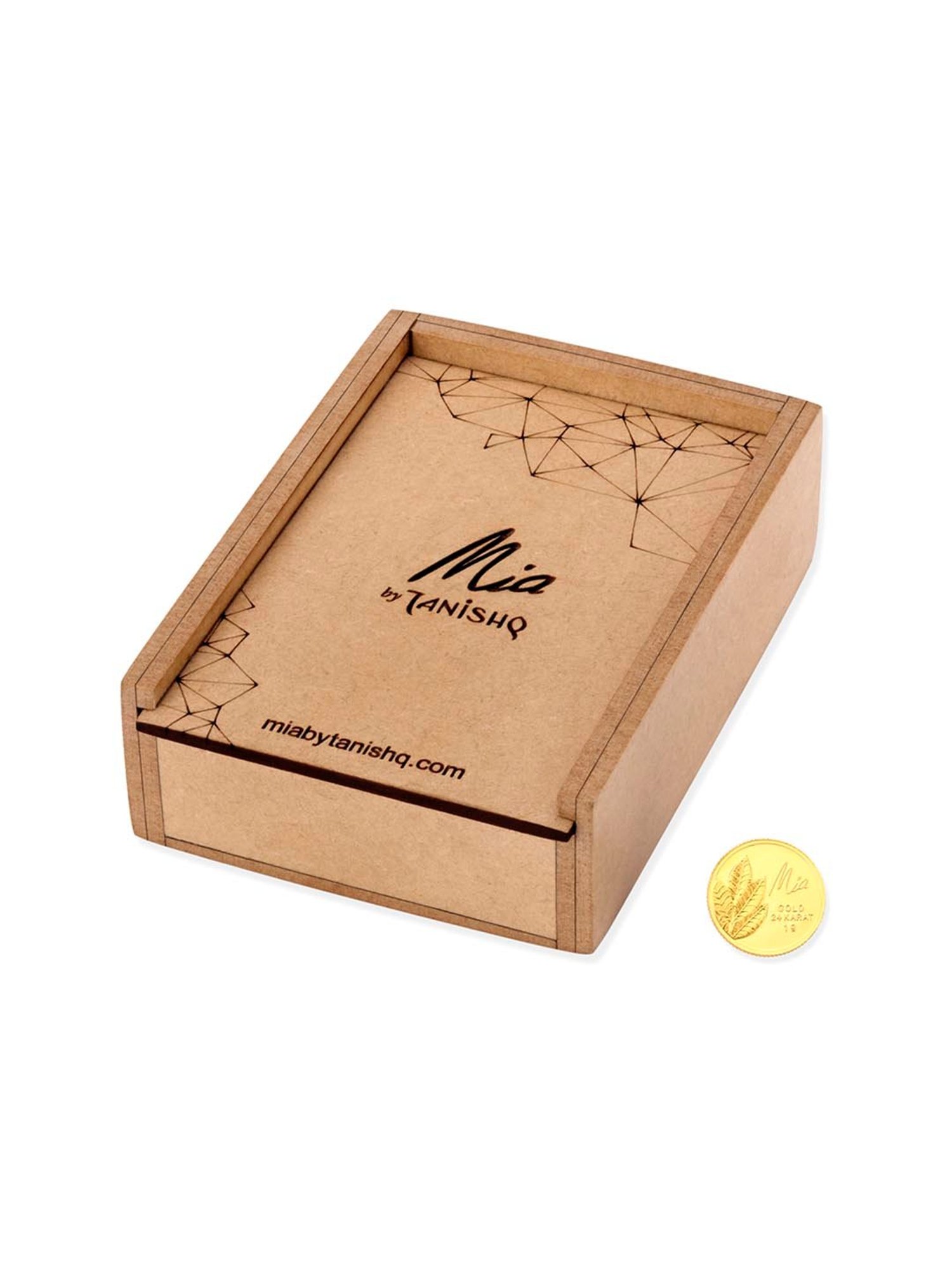 Mia by Tanishq Mango Leaf 24k (999) 1gm Gold Coin