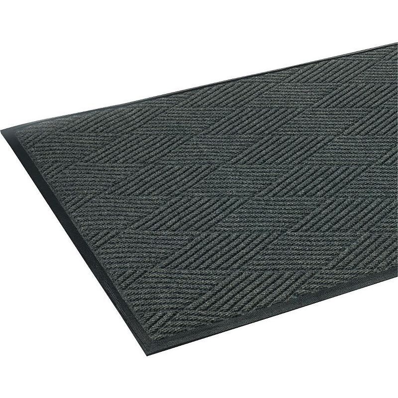 4'x5' Rectangle Solid Floor Mat Gray - Crown