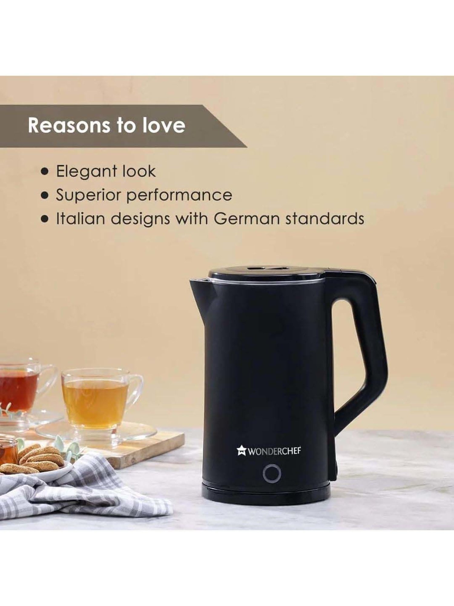 Inalsa 1400W 1.7L Electric Kettle