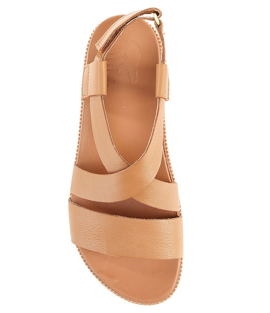 Sorel Roaming Leather Criss Cross Sandals