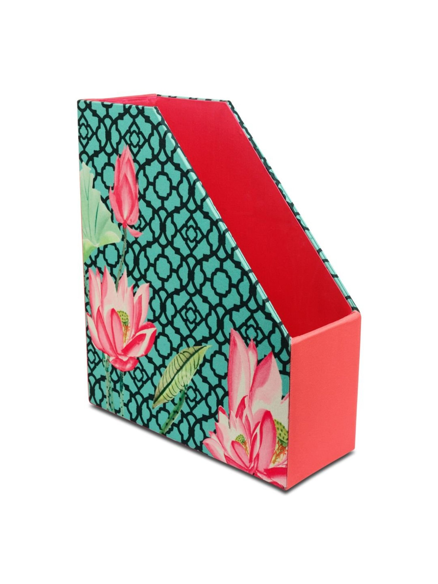 SEJ by Nisha Gupta Green Magazine Rack - Set of 1