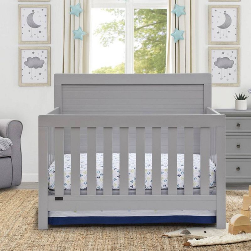 Simmons Kids' SlumberTime Rowen 4-in-1 Convertible Baby Crib - Gray