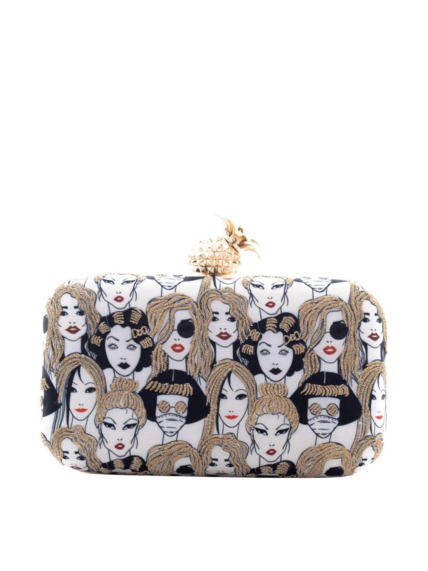 Sugarcrush Multicolor Silk Clutch
