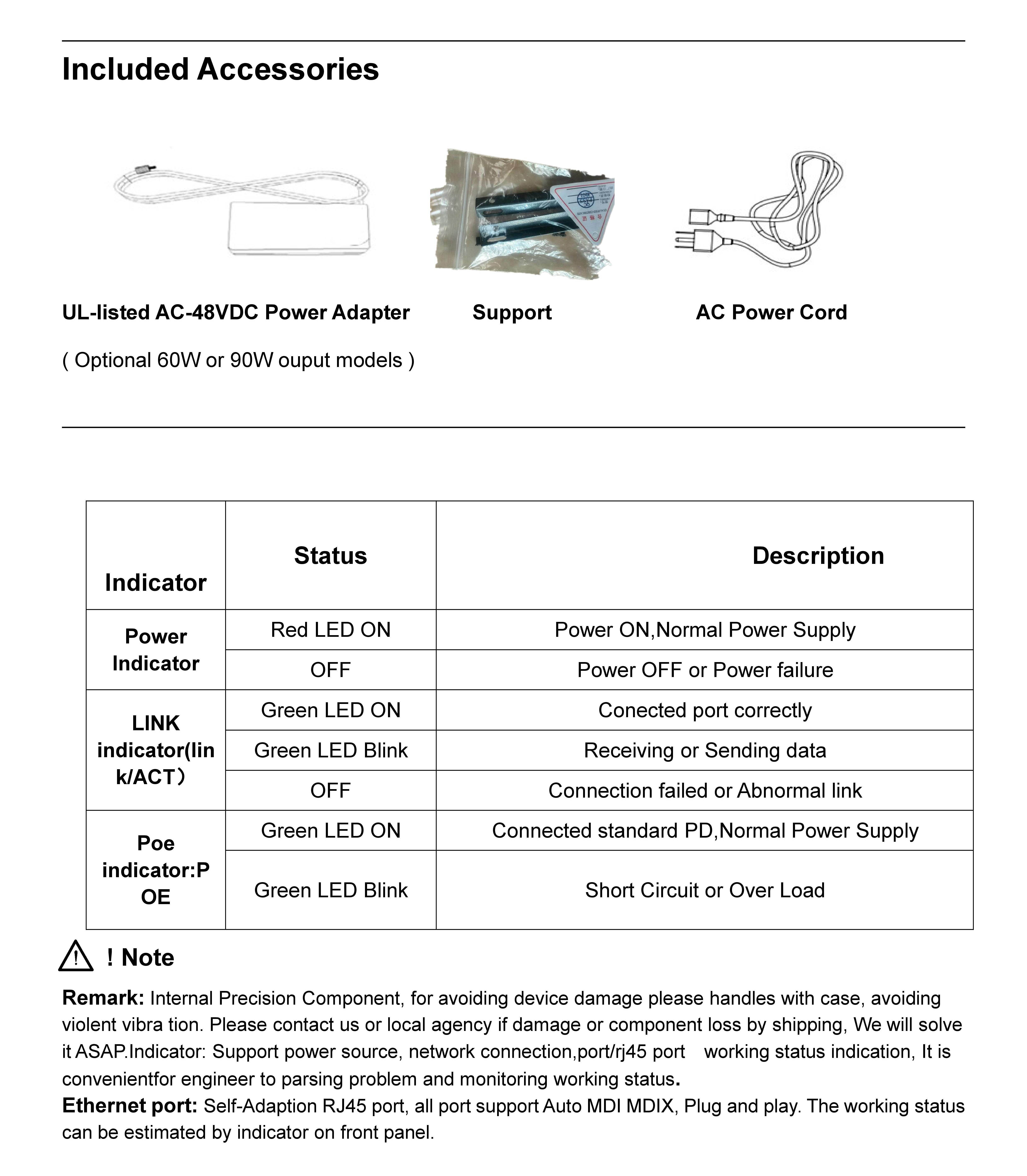 ESCAM 8CH POE Switch 10/100M 150m Distance 120W DC& 2Lan Port IP Camera CCTV System NVR POE Power Supply Adapter POE8CH