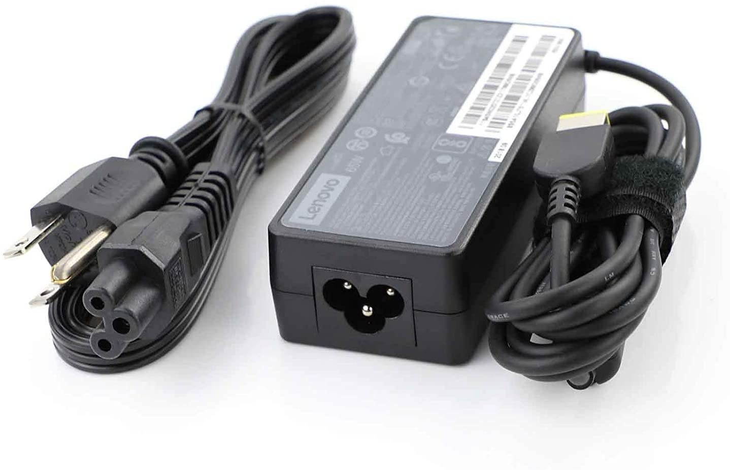 Laptop Charger 65W watt Slim Square tip AC Power Adapter Include Power Cord for Lenovo ThinkPad Yoga