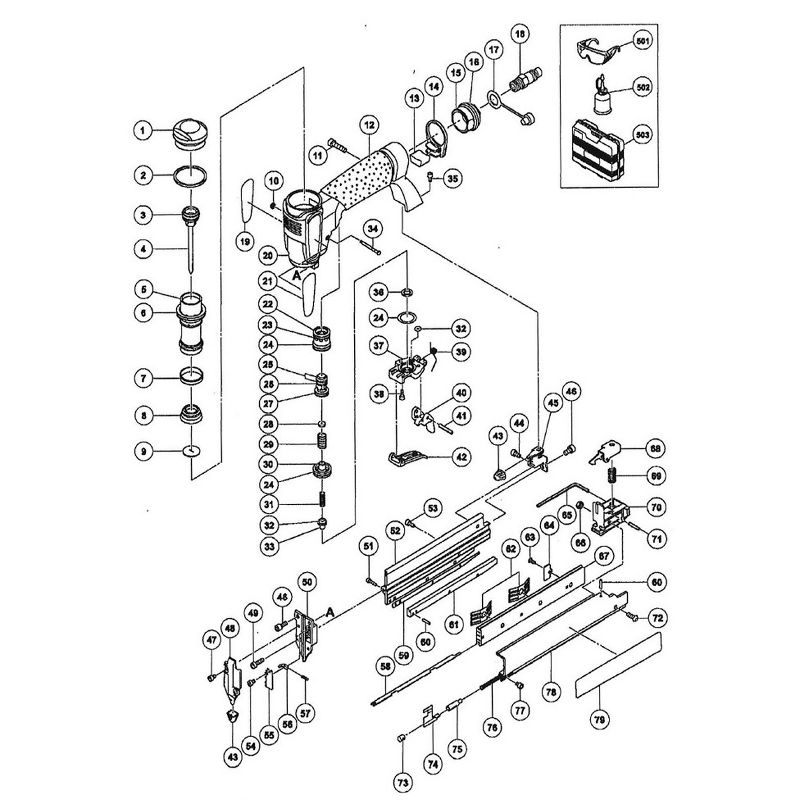 Hitachi NP35A Hitachi NP35A 1-3/8 in. 23-Gauge Pin Nailer
