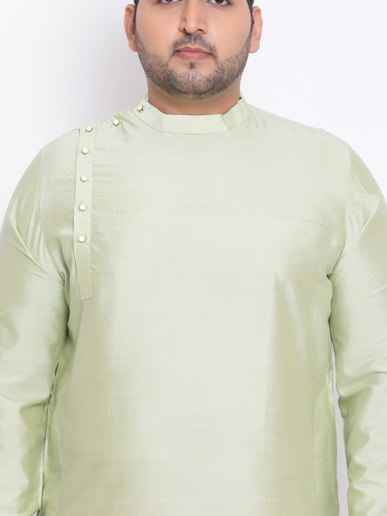 KISAH PLUS Sea Green Regular Fit Kurta
