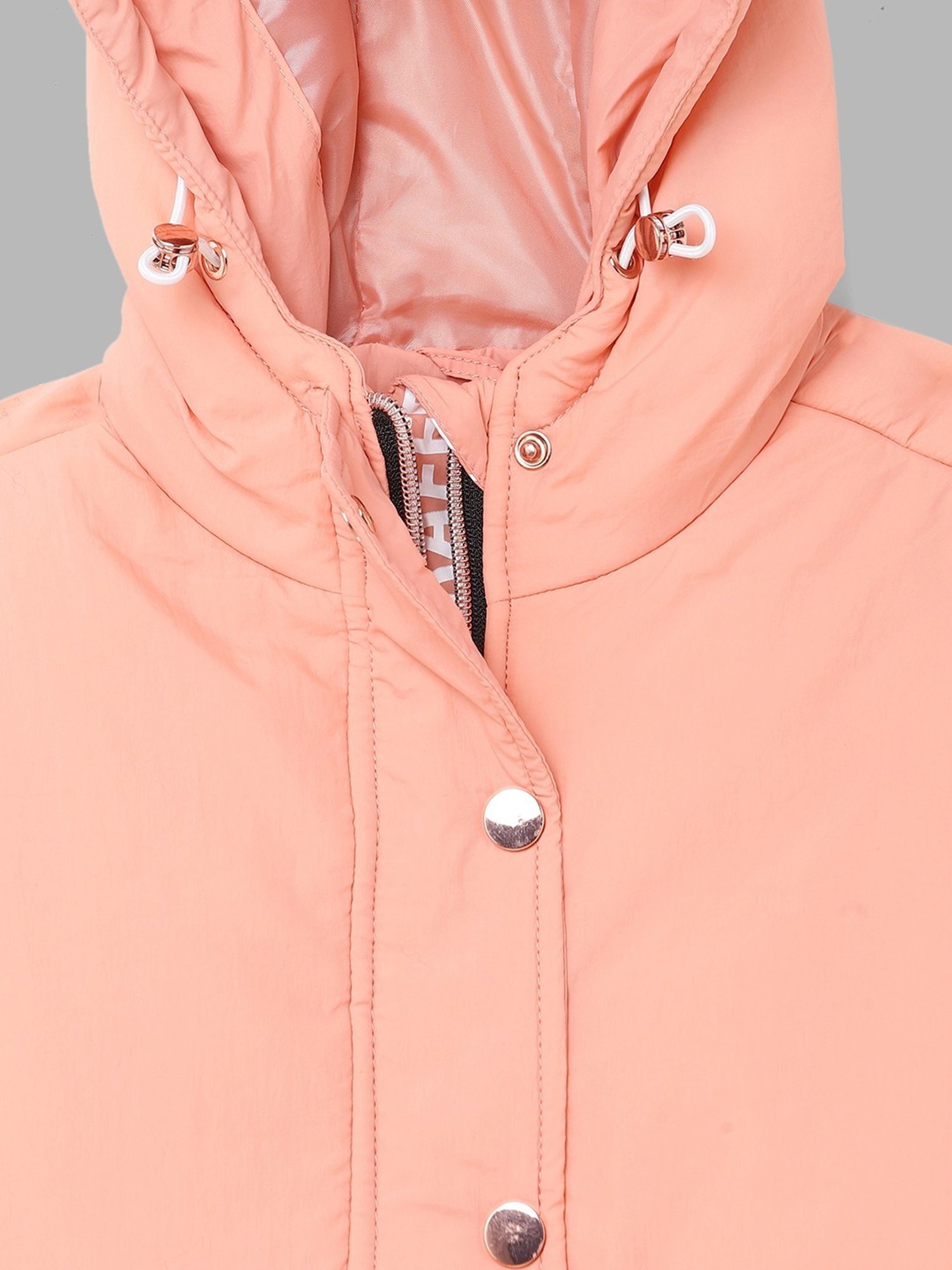 Blue Giraffe Kids Peach Regular Fit Full Sleeves Jacket