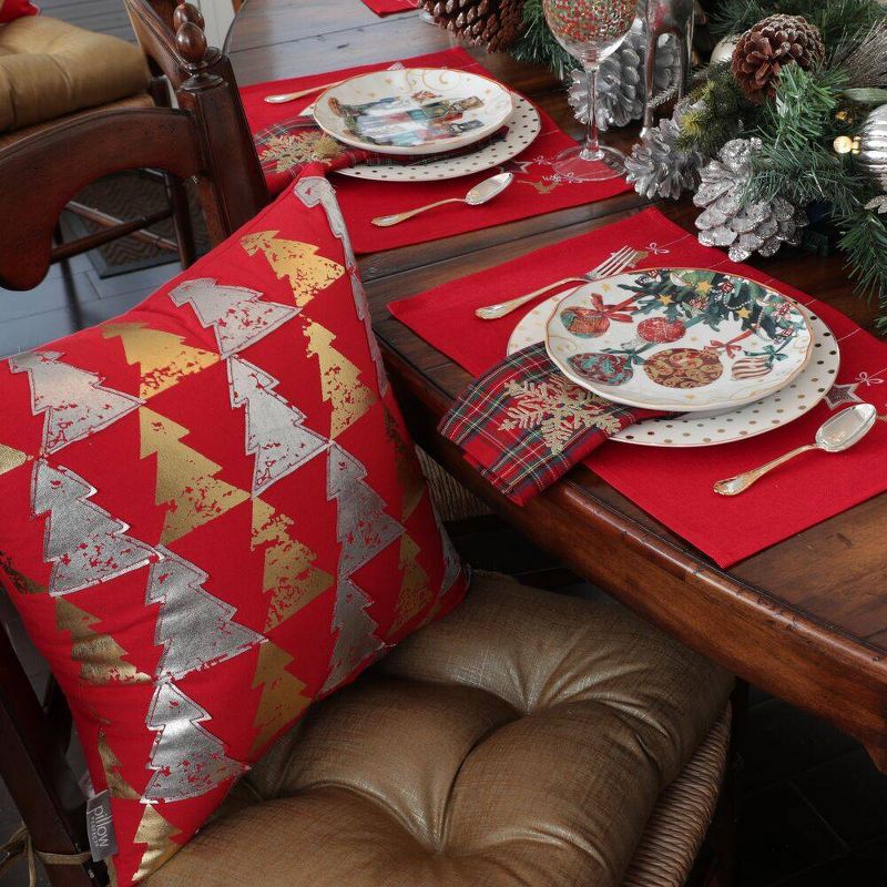 Tree Farm Square Throw Pillow - Pillow Perfect