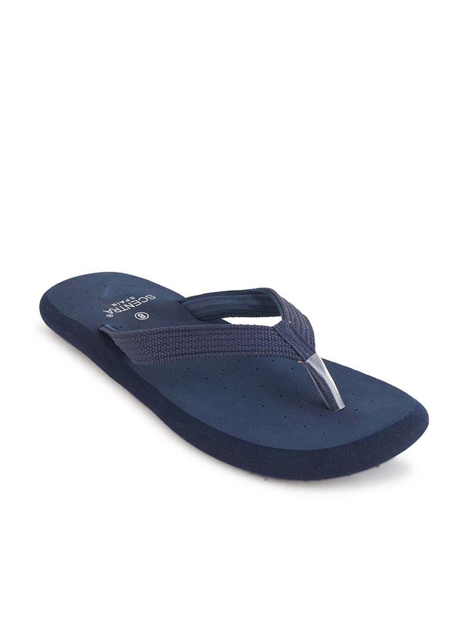 Scentra Men's Blue Flip Flops