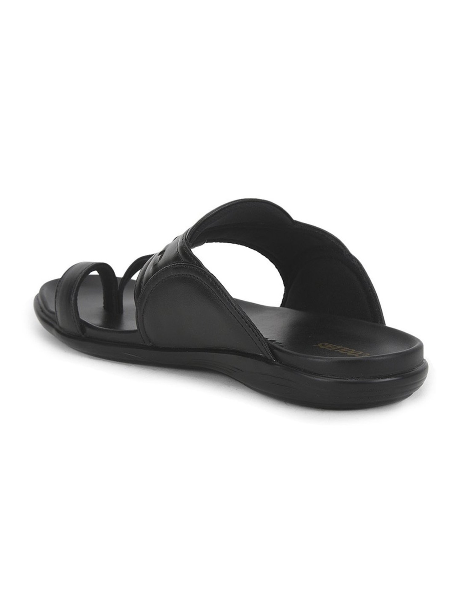 Coolers By Liberty Men's Black Toe Ring Sandals