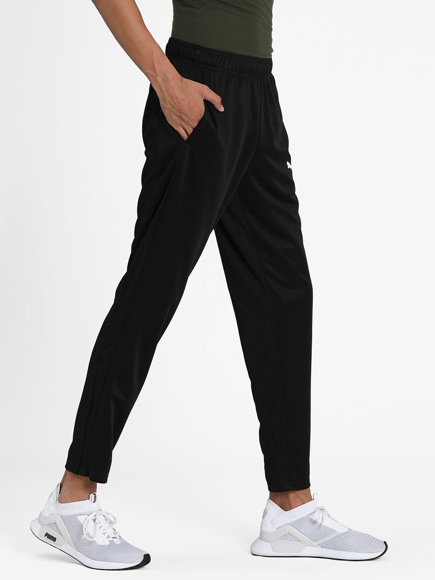 Basics Green Jogger Track Pant