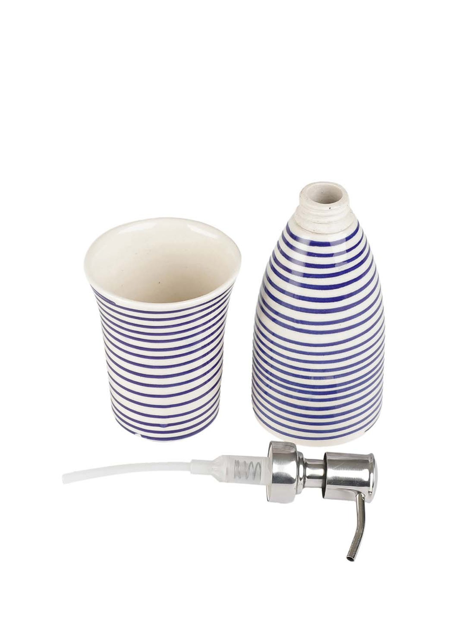 VarEesha Aztec Multicolor Ceramic Bath Accessories - Set of 2