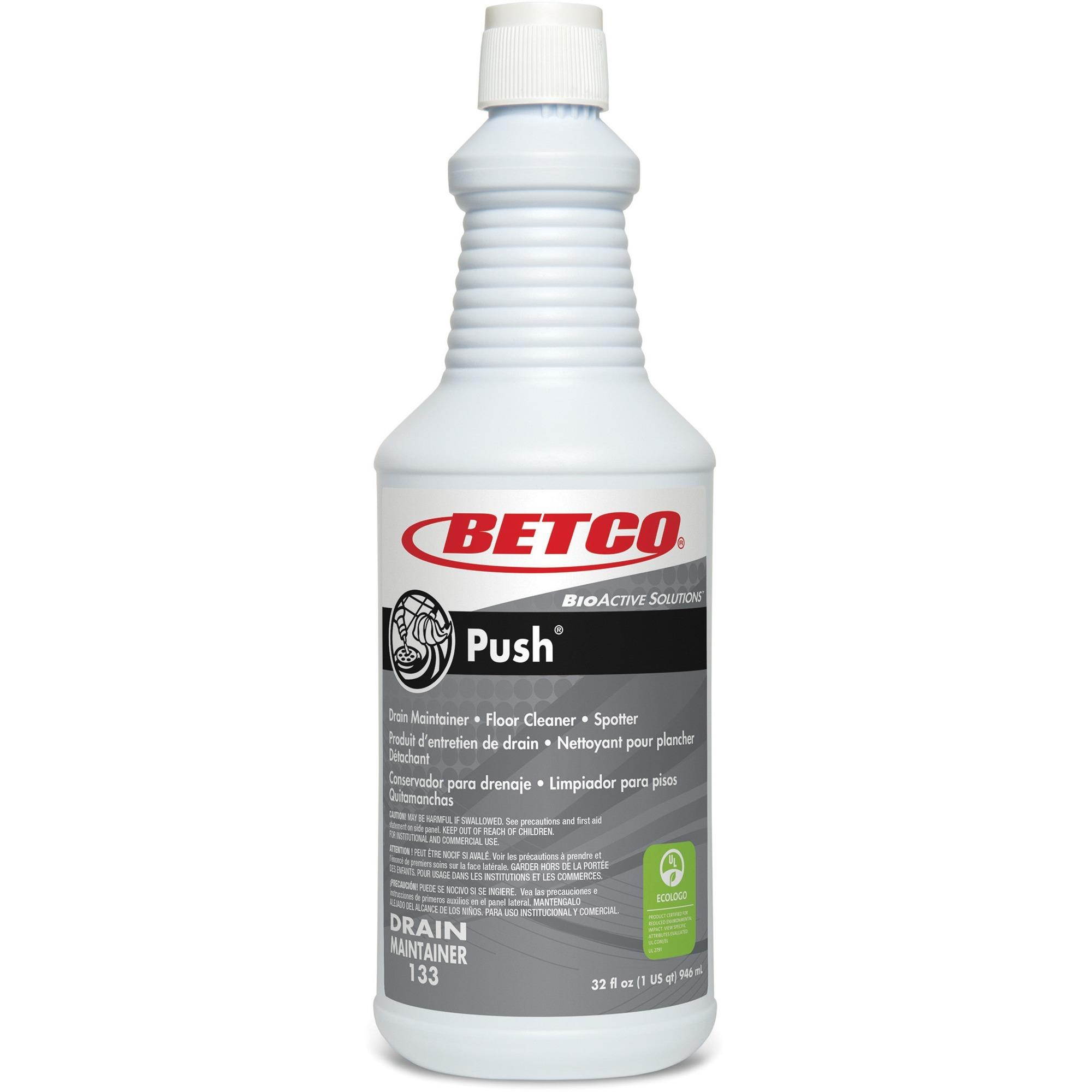 Betco 1331200EA Bioactive Solutions Push Cleaner