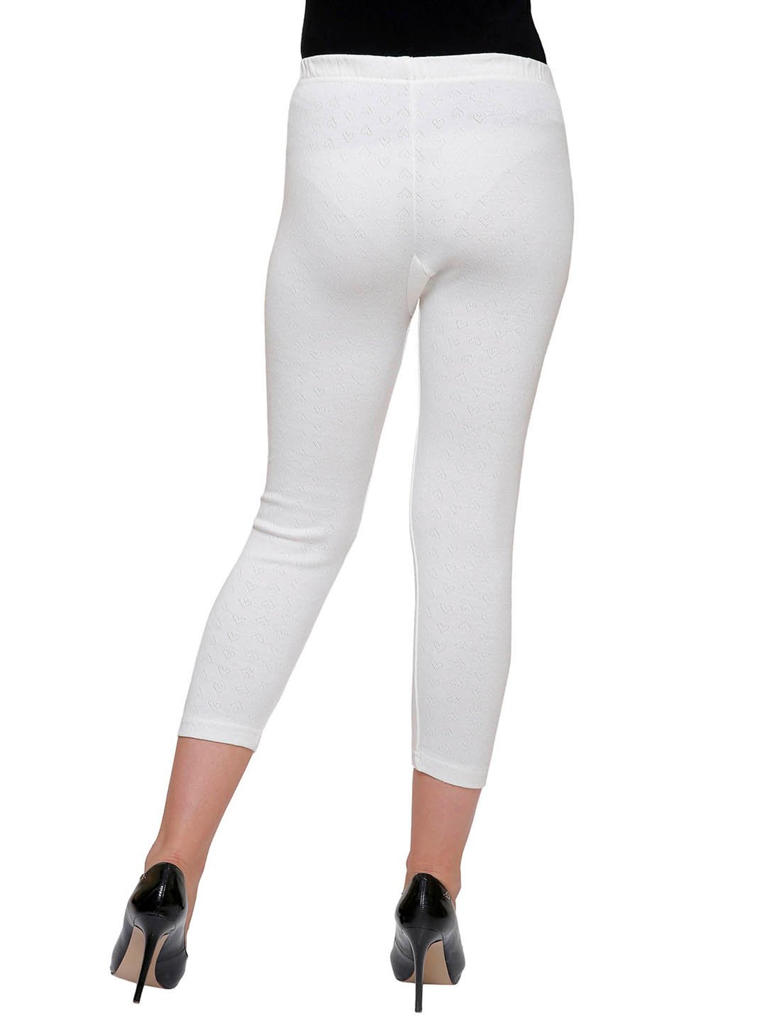 Bodycare Insider Off White Thermal Capris