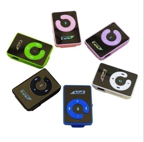 Mirror Portable MP3 Player Mini Clip Waterproof Sport Music Player Walkman Lettore