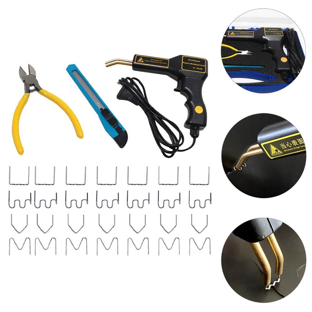 1 Set Multifunction Practical Handy Bumper Repairing Machine Welding Machine Hot Stapler