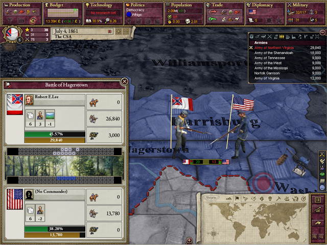 Victoria II: A House Divided DLC [Online Game Code]
