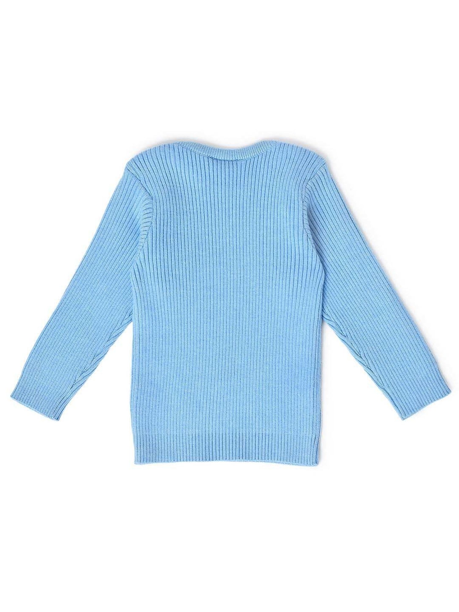 Dyca Kids Grey Melange Textured Thermal Top (Pack Of 2)