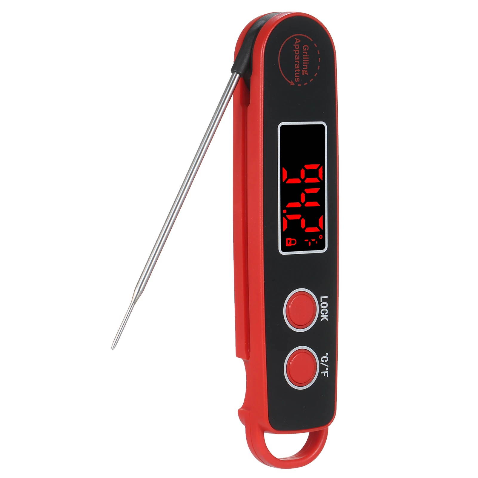 Digital Food Temperature Meter 1.9-inchInstant Read Meat Soup Beverage Food Thermometer Folding Probe Cooking Thermometer