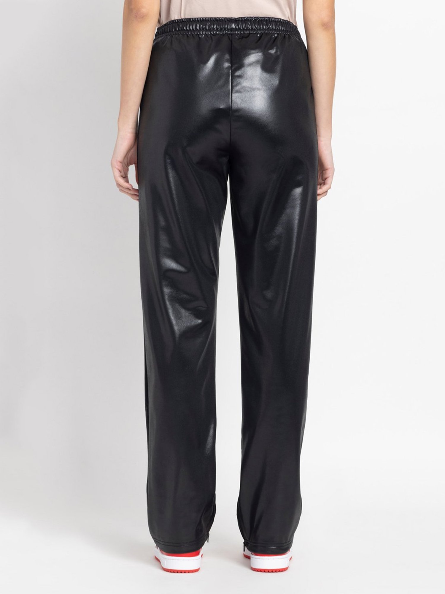 Adidas Originals Black Regular Fit Mid Rise Track Pants