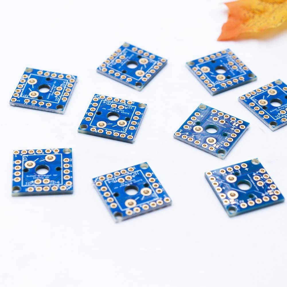 Treedix 9pcs Switch Breakout Prototype PCB Board Compatible with Cherry MX