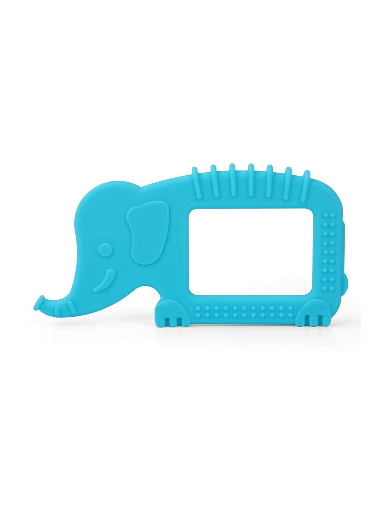 Baby Moo Kids Blue Elephant Soothing Silicon Teether (BPA & Toxin Free)