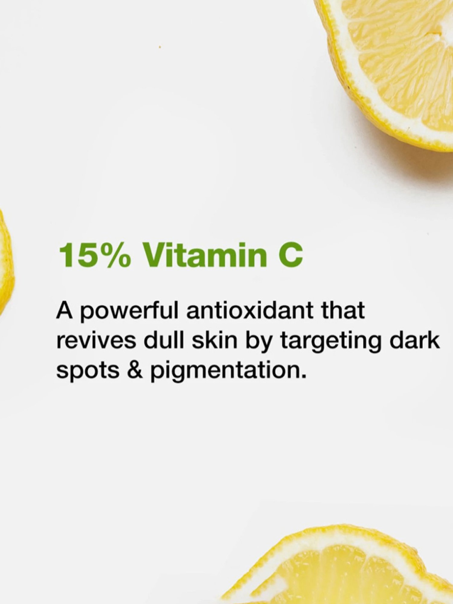 mCaffeine Green Tea Face Serum with Vitamin C-15% - 3 ml