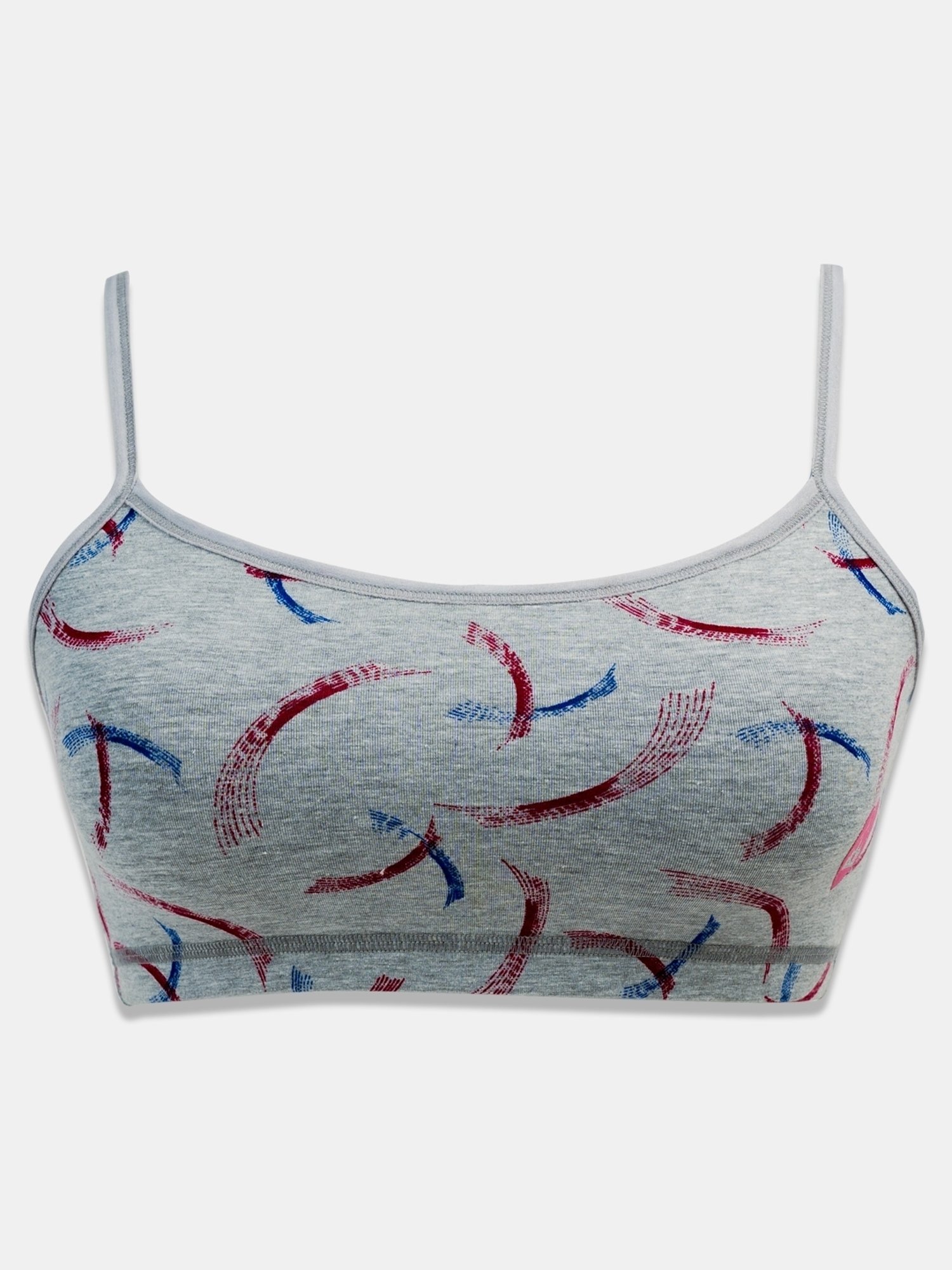 Sillysally Kids Multicolor Printed Sports Bra (Pack of 3)