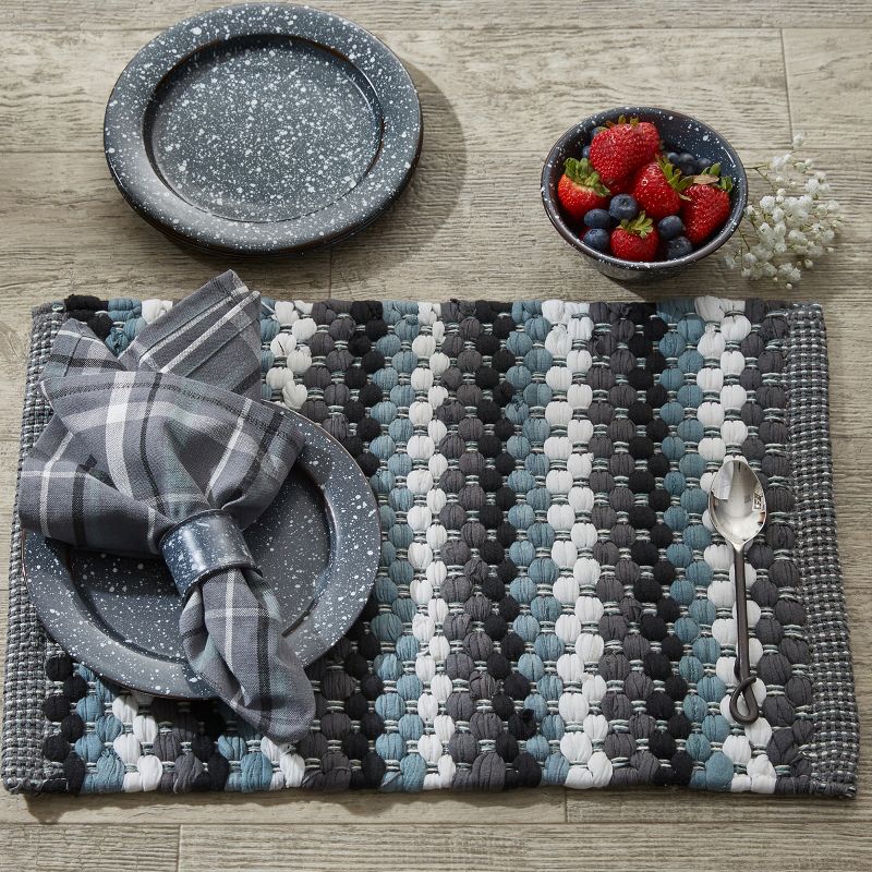 Park Designs Beaumont Chindi Placemat Set - Gray